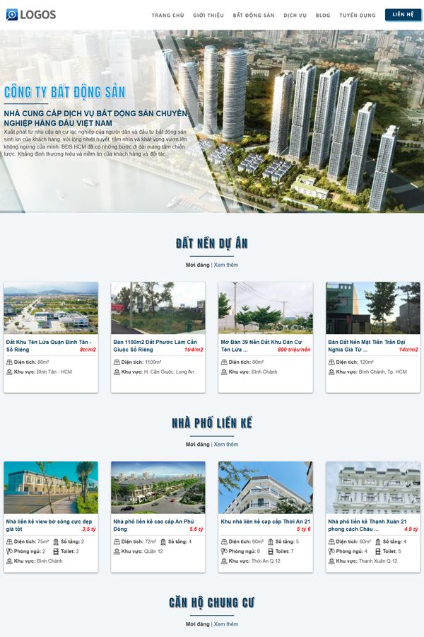 Website Dịch Vụ Bất Động Sản, Ký Gửi Mua Bán Nhà Đất Mẫu 25 Website Dịch Vụ Bất Động Sản, Ký Gửi Mua Bán Nhà Đất Mẫu 25