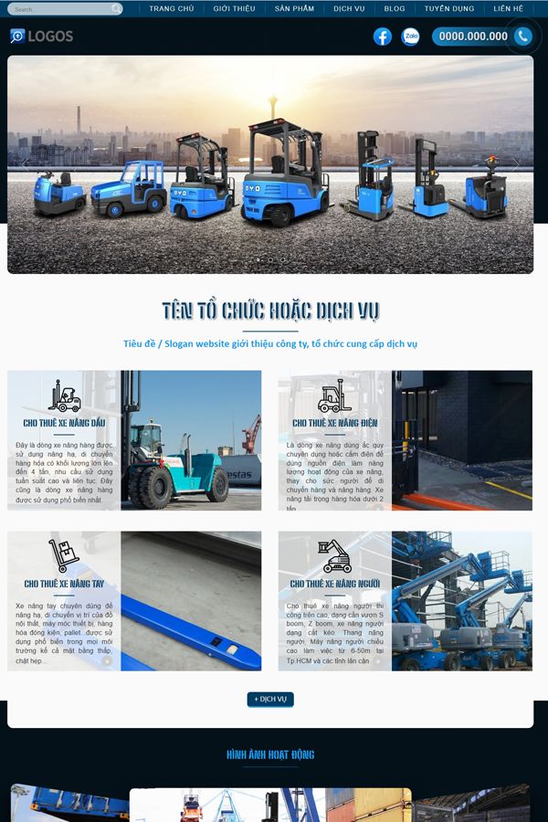 Website Giới Thiệu Dịch Vụ Doanh Nghiệp Mẫu 07 Website Giới Thiệu Dịch Vụ Doanh Nghiệp Mẫu 07