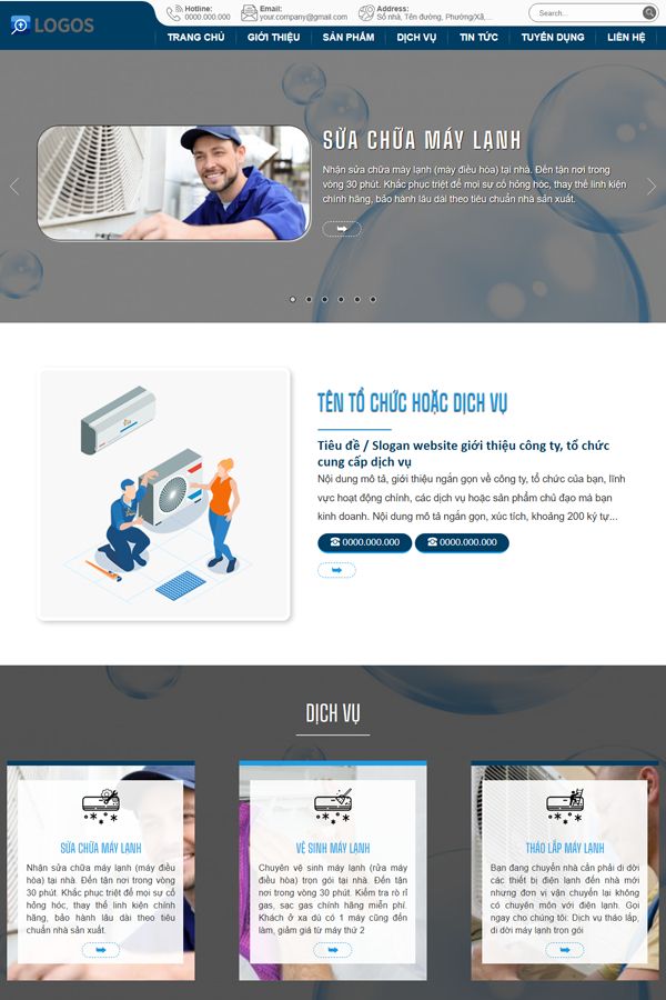 Website Giới Thiệu Dịch Vụ Doanh Nghiệp Mẫu 10 Website Giới Thiệu Dịch Vụ Doanh Nghiệp Mẫu 10